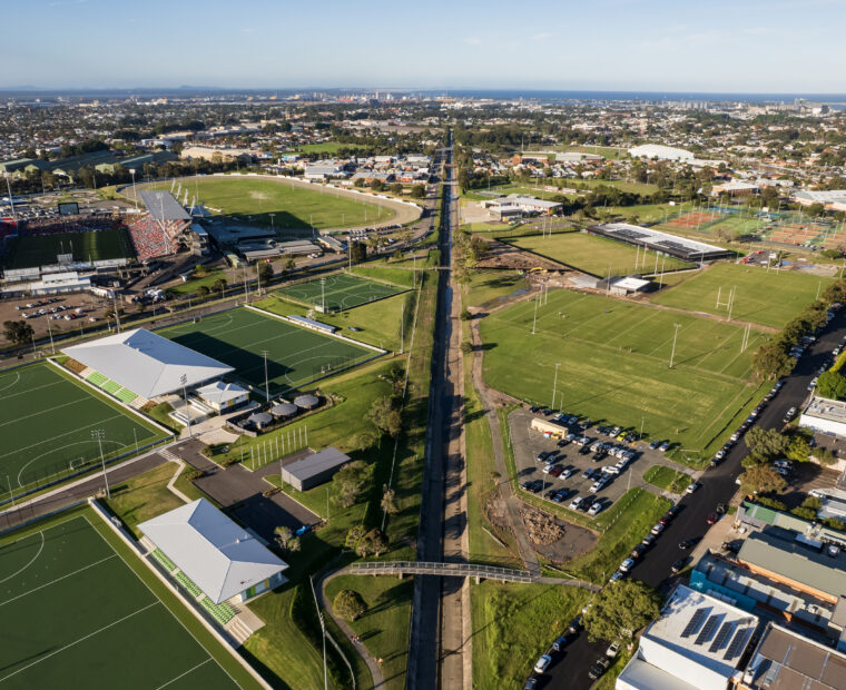 Broadmeadow aerial photo Newcastle