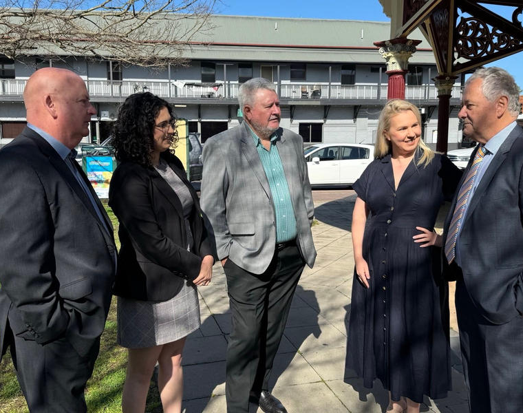 Image of the Our Newcastle team headed by Dr Ross Kerridge