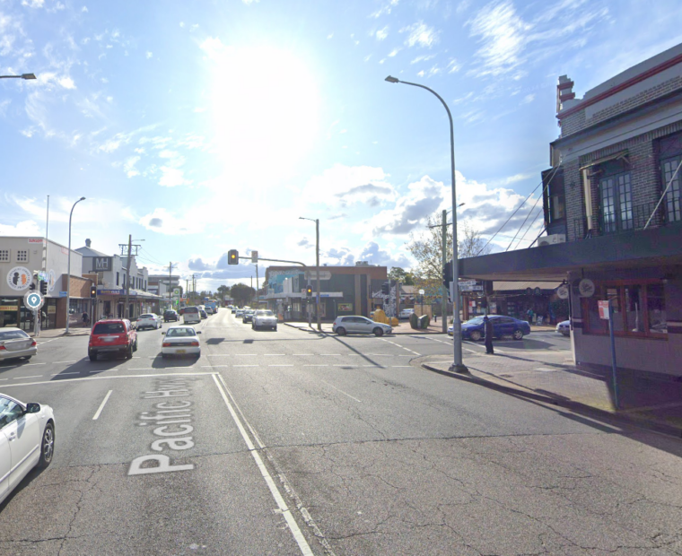 Corner of Hanbury Street and Maitland Road in Mayfield