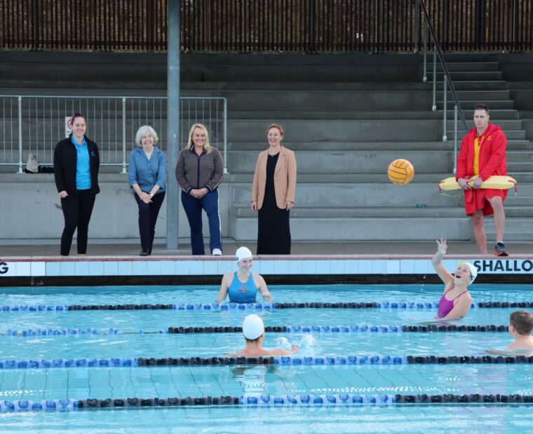 An Image of the first day of Lambton Pool re-opening in 2024