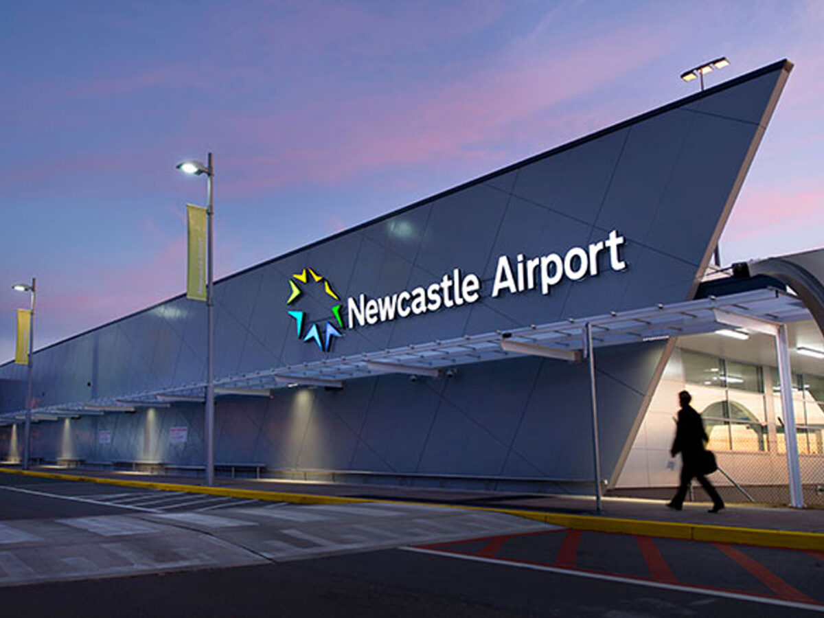 Front Of Newcastle Airport, Williamtown Australia