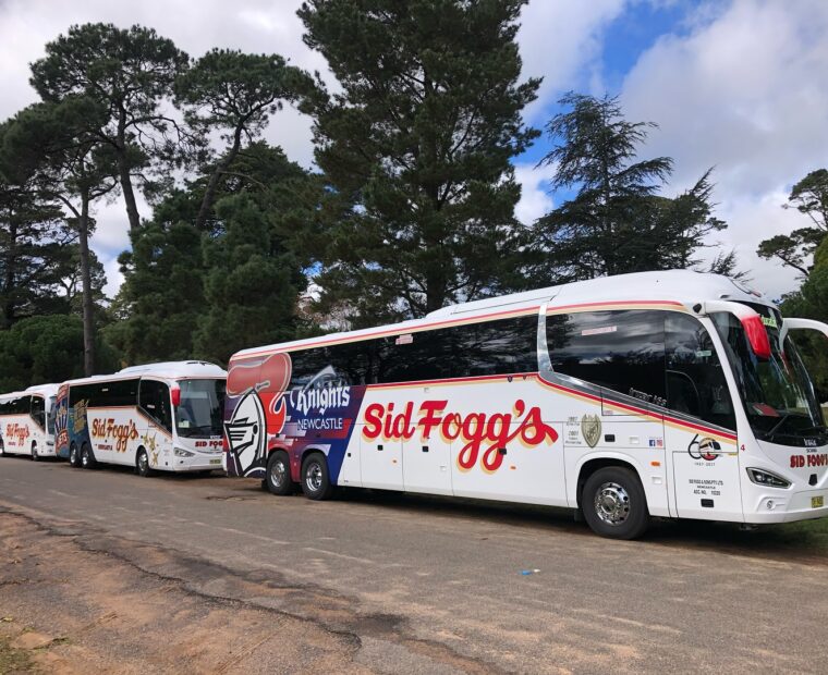 Sid Fogg's Coach Newcastle Knights Livery