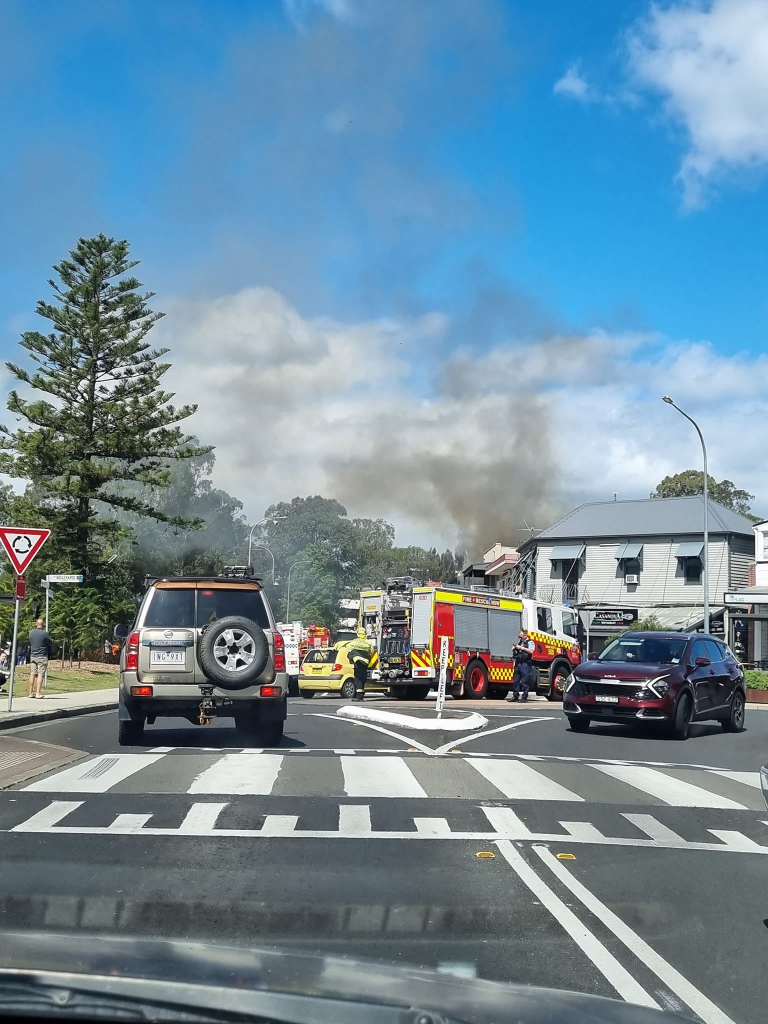 Image of the Toronto fire on 15/9/2024 by Lorraine Kavanagh