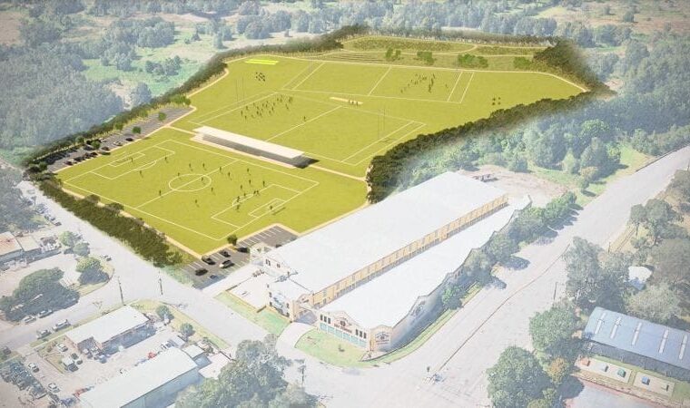 Concept design of the creek road sportingprecinct in maryland