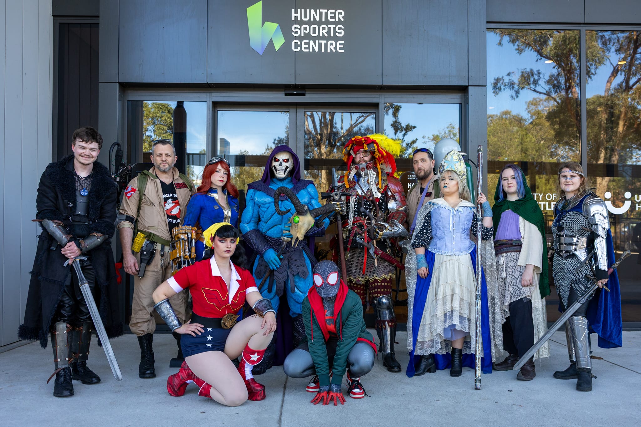 28739_Cosplayers gather at Hunter Sports Centre ahead of Pop Bam
