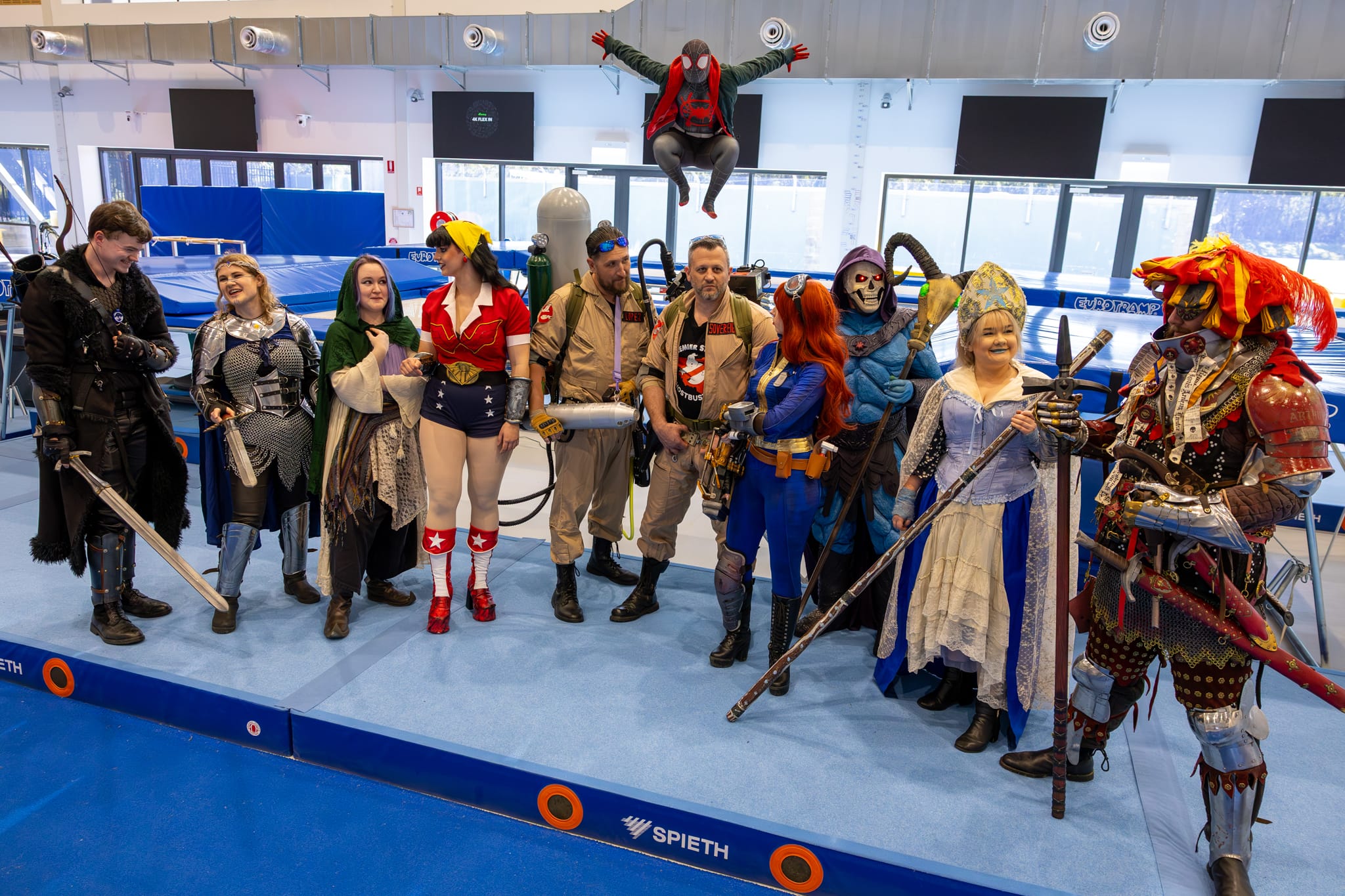 28739_The cosplay crew at Hunter Sports Centre on Tuesday
