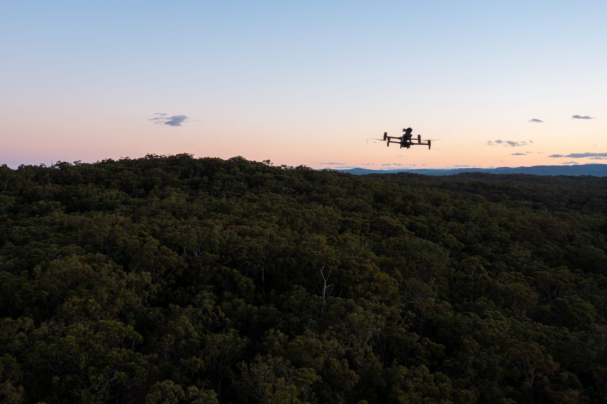 28998_The thermal imaging drone scans bush near Awaba