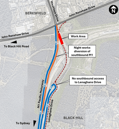access-from-southbound-m1-to-lenaghans-drive