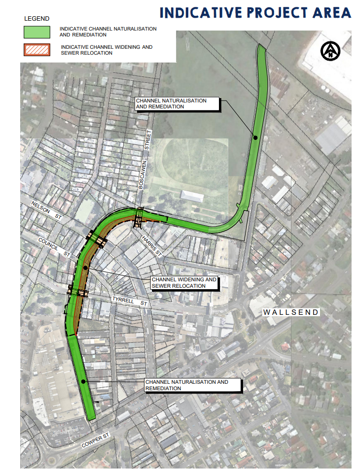 wallsend-stormwater-drain-project-map